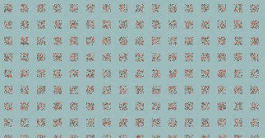 Soyut Renk Yarım Tonlama Noktaları üretken sanat arkaplanı çizimi