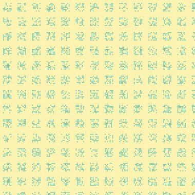 Soyut Renk Yarım Tonlama Noktaları üretken sanat arkaplanı çizimi