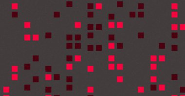 Soyut Renk Yarım Tonlama Noktaları üretken sanat arkaplanı çizimi