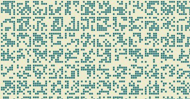 Soyut Renk Yarım Tonlama Noktaları üretken sanat arkaplanı çizimi