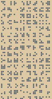 Soyut Renk Yarım Tonlama Noktaları üretken sanat arkaplanı çizimi