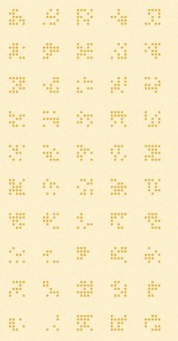 Soyut Renk Yarım Tonlama Noktaları üretken sanat arkaplanı çizimi