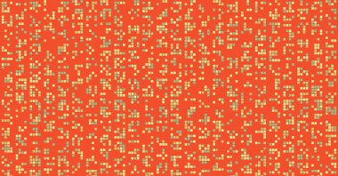 Soyut Renk Yarım Tonlama Noktaları üretken sanat arkaplanı çizimi