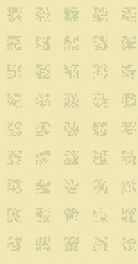 soyut renkli yarım tonlu noktalar üretken sanat arkaplan çizimleri