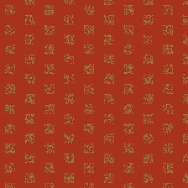 soyut renkli yarım tonlu noktalar üretken sanat arkaplan çizimleri