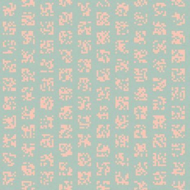 Soyut Renk Yarım Tonlama Noktaları üretken sanat arkaplanı çizimi