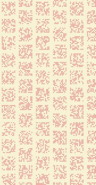 Soyut Renk Yarım Tonlama Noktaları üretken sanat arkaplanı çizimi