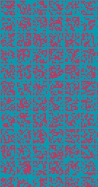 Soyut Renk Yarım Tonlama Noktaları üretken sanat arkaplanı çizimi