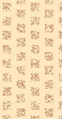 Soyut Renk Yarım Tonlama Noktaları üretken sanat arkaplanı çizimi