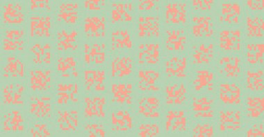 soyut renkli yarım tonlu noktalar üretken sanat arkaplan çizimleri