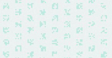 Soyut Renk Yarım Tonlama Noktaları üretken sanat arkaplanı çizimi