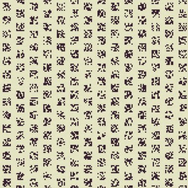 soyut renkli yarım tonlu noktalar üretken sanat arkaplan çizimleri