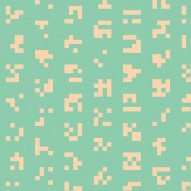 Soyut Renk Yarım Tonlama Noktaları üretken sanat arkaplanı çizimi