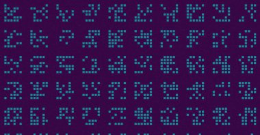 soyut renkli yarım tonlu noktalar üretken sanat arkaplan çizimleri