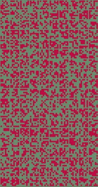 Soyut Renk Yarım Tonlama Noktaları üretken sanat arkaplanı çizimi