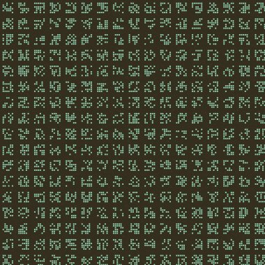 Soyut Renk Yarım Tonlama Noktaları üretken sanat arkaplanı çizimi