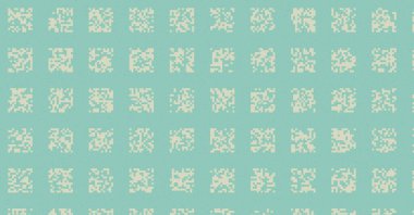 Soyut Renk Yarım Tonlama Noktaları üretken sanat arkaplanı çizimi