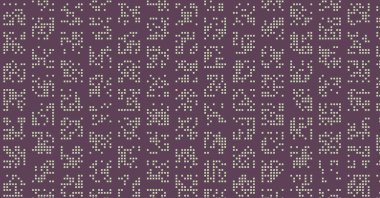 Soyut Renk Yarım Tonlama Noktaları üretken sanat arkaplanı çizimi