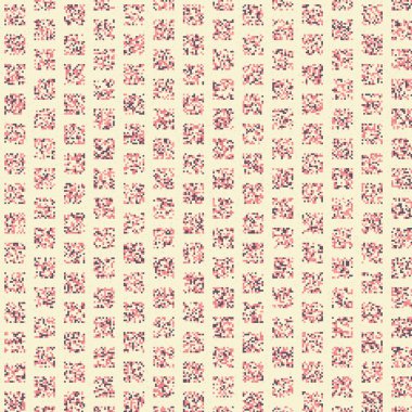 soyut renkli yarım tonlu noktalar üretken sanat arkaplan çizimleri