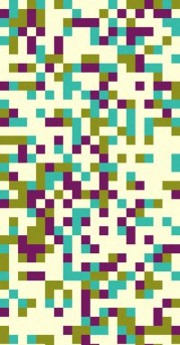 Soyut Renk Yarım Tonlama Noktaları üretken sanat arkaplanı çizimi