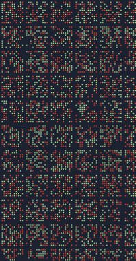 soyut renkli yarım tonlu noktalar üretken sanat arkaplan çizimleri