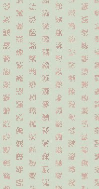 Soyut Renk Yarım Tonlama Noktaları üretken sanat arkaplanı çizimi