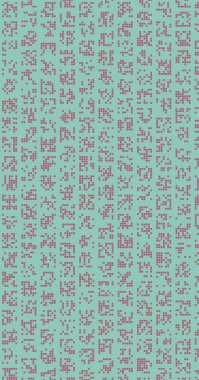 Soyut Renk Yarım Tonlama Noktaları üretken sanat arkaplanı çizimi