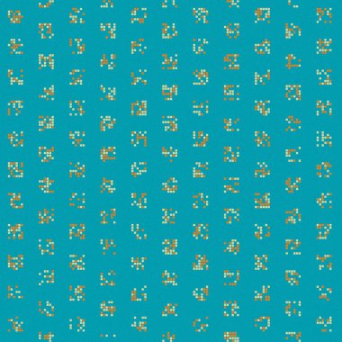 Soyut Renk Yarım Tonlama Noktaları üretken sanat arkaplanı çizimi