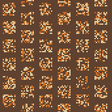 Soyut Renk Yarım Tonlama Noktaları üretken sanat arkaplanı çizimi