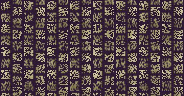 Soyut Renk Yarım Tonlama Noktaları üretken sanat arkaplanı çizimi