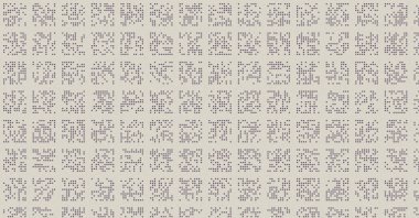 Soyut Renk Yarım Tonlama Noktaları üretken sanat arkaplanı çizimi