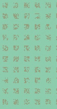 Soyut Renk Yarım Tonlama Noktaları üretken sanat arkaplanı çizimi