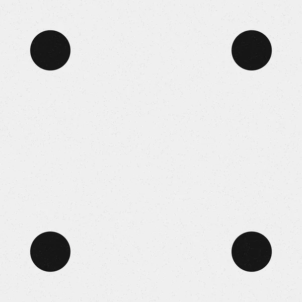 Illustration Vectorielle Abstraite Fond Géométrique Pois Noirs — Image vectorielle