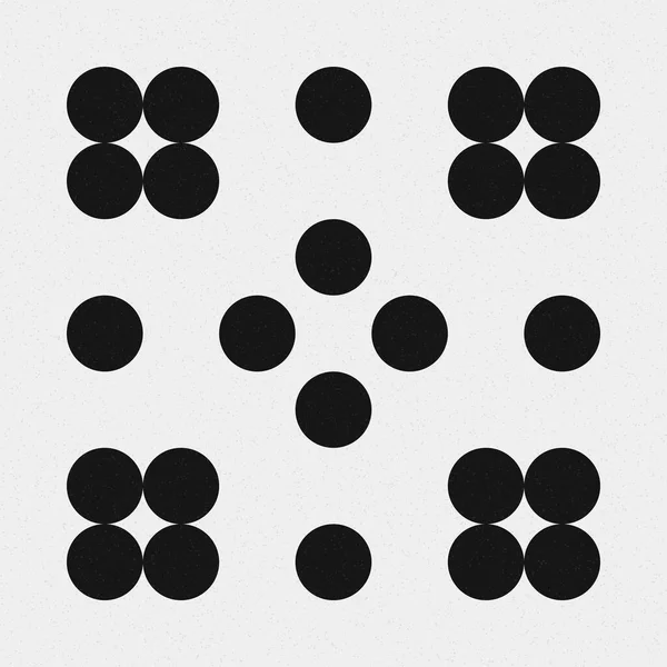 Абстрактный Шаблон Черными Точками — стоковый вектор