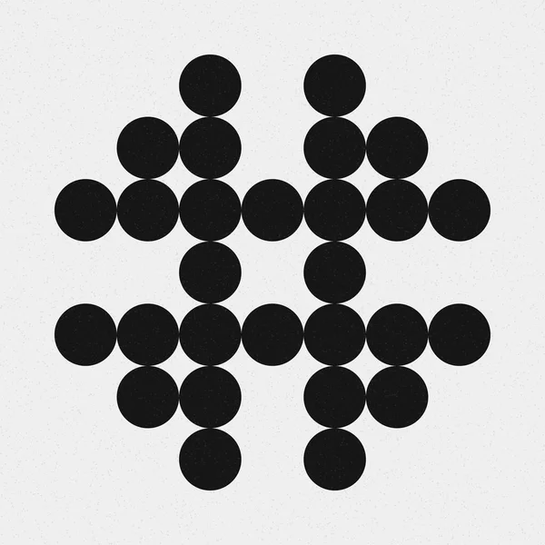 Αφηρημένο Μοτίβο Μαύρες Κουκίδες — Διανυσματικό Αρχείο
