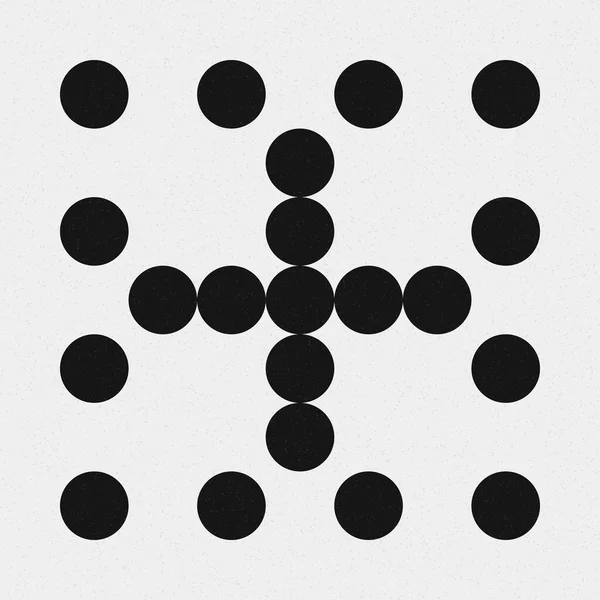 Абстрактный Шаблон Черными Точками — стоковый вектор