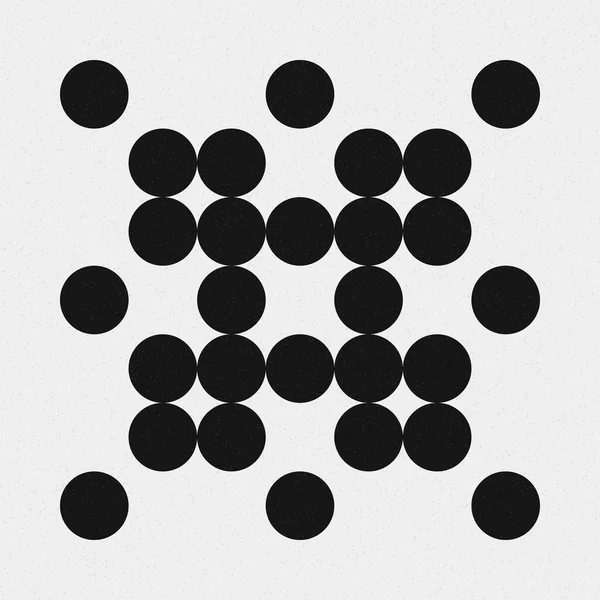 黒点の抽象パターン — ストックベクタ