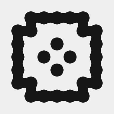 Soyut çapraz desenli logo üretken hesaplama sanatı çizimi