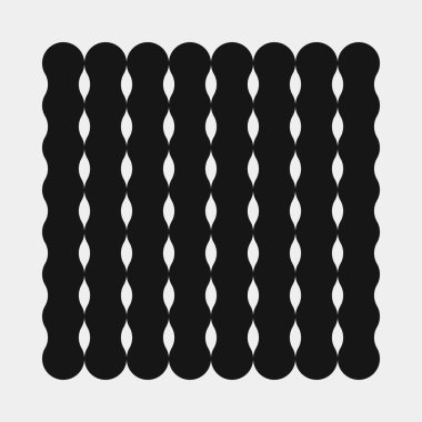 Soyut çapraz desenli logo üretken hesaplama sanatı çizimi