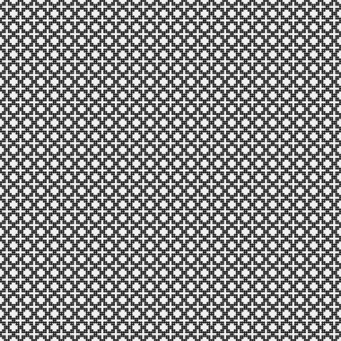 Soyut Desen. Noktalar Logosu. Siyah ve beyaz vektör çizimi