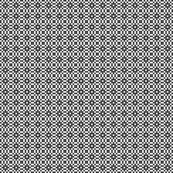 Pola Abstrak Dots Logo Ilustrasi Vektor Hitam Dan Putih - Stok Vektor