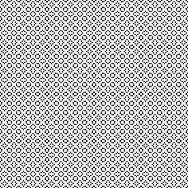 Soyut Desen. Noktalar Logosu. Siyah ve beyaz vektör çizimi