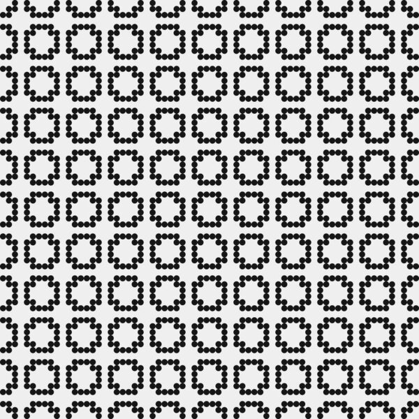 Abstract Pattern. Dots Logo. Black and white vector illustration