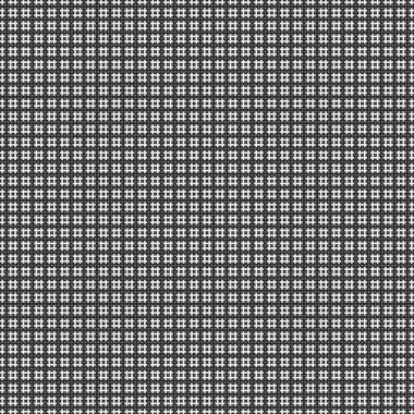 Soyut Desen. Noktalar Logosu. Siyah ve beyaz vektör çizimi