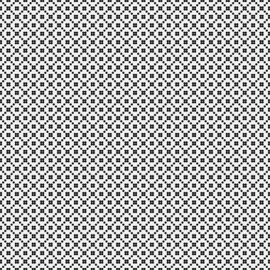 Soyut Desen. Noktalar Logosu. Siyah ve beyaz vektör çizimi