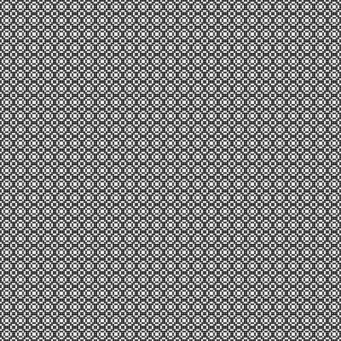 Soyut Desen. Noktalar Logosu. Siyah ve beyaz vektör çizimi