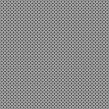 Soyut Desen. Noktalar Logosu. Siyah ve beyaz vektör çizimi