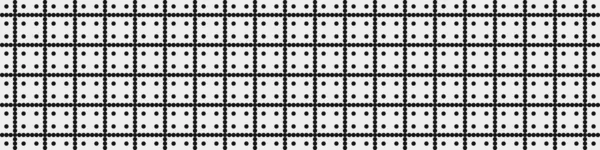 Abstracte Patroon Dots Logo Zwart Wit Vector Illustratie — Stockvector
