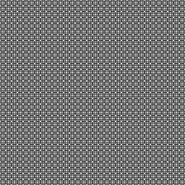 Soyut Desen. Noktalar Logosu. Siyah ve beyaz vektör çizimi