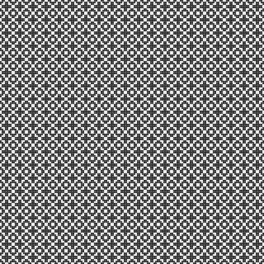 Soyut Desen. Noktalar Logosu. Siyah ve beyaz vektör çizimi